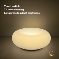 Donut Bauhaus Lamp — Minimalist Ambient Light, Touch-Control, USB