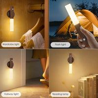 Motion Sensor Night Light — Magnetic, Wireless, Rechargeable LED